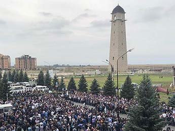 В Ингушетии волна массовых протестов из-за границы с Чечней, дошло до стрельбы