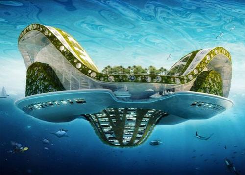 Плавающие города будущего "распустятся" лилиями