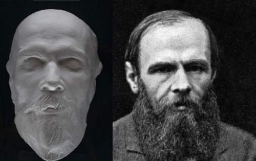 26 посмертных масок известных исторических личностей