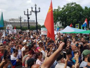 В Хабаровске прошел митинг в поддержку Фургала