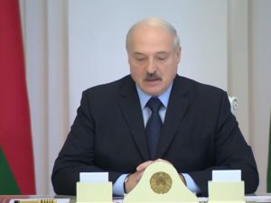 Лукашенко на совещании