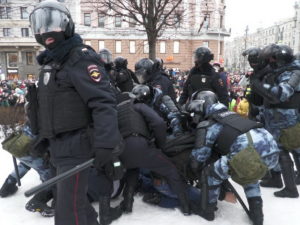 Протесты в Москве