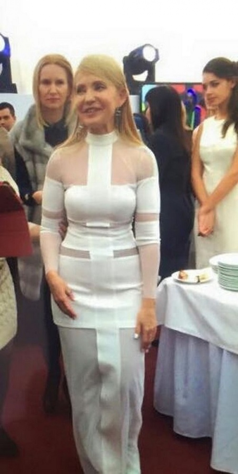 Юлия Тимошенко в платье