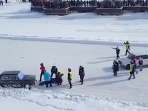 В Кузбассе завели дело на гонщика, сбившего судью на финише