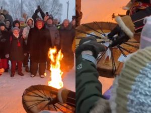 Мурманский губернатор с сыном провели обряд с шаманами для победы в СВО на Украине