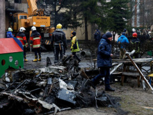 СБУ три версии крушения вертолета с главой МВД Украины