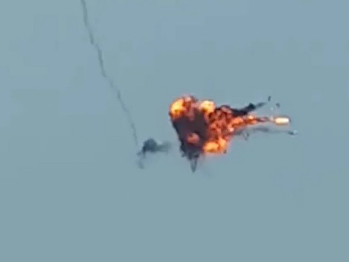 Под Калугой в 170 км от Москвы взорвался дрон-камикадзе: момент взрыва попал на видео