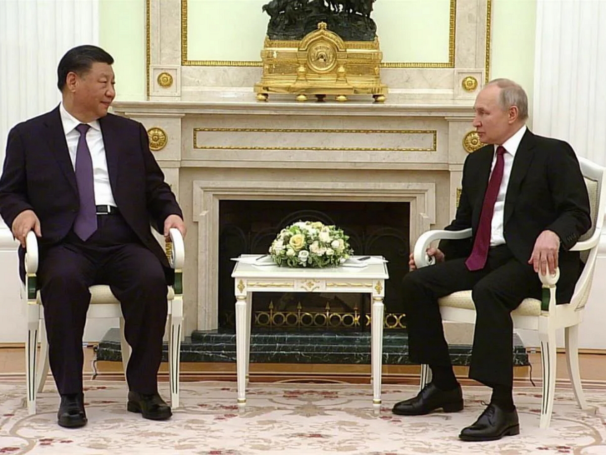 В Киеве отреагировали на двустороннюю встречу Путина и Си Цзиньпина в Москве