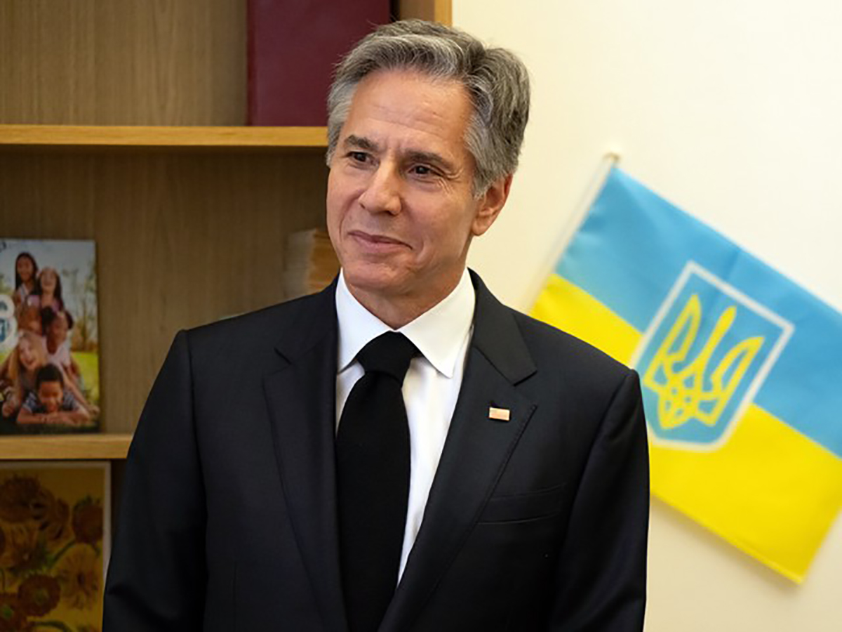 ВС РФ «встретили» госсекретаря США Блинкена в Киеве массированной воздушной атакой
