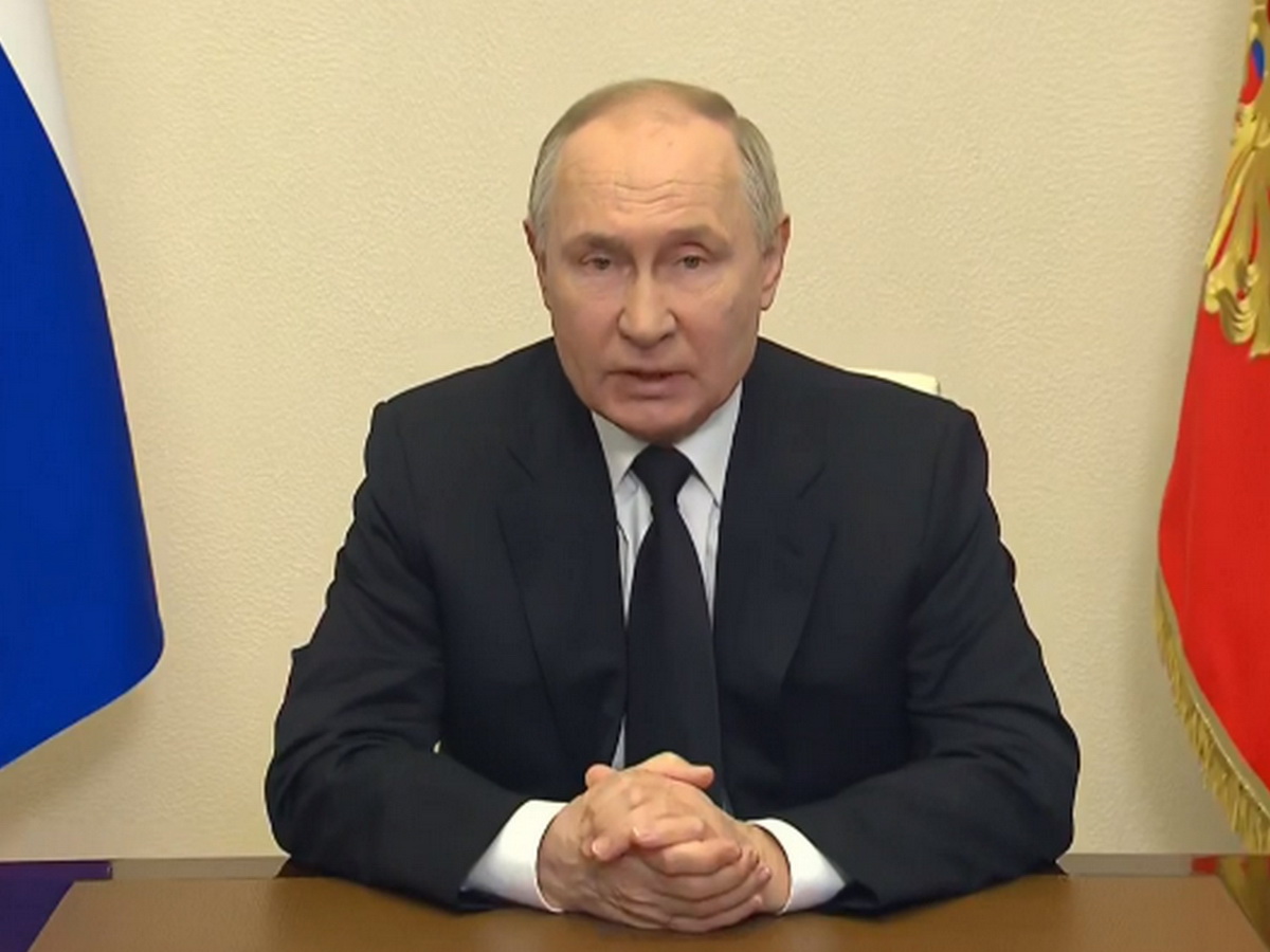 Путин обратился к россиянам в связи с терактом в «Крокус Сити Холле»