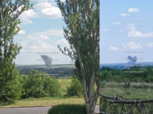 удар по базе спецназа в Славянске