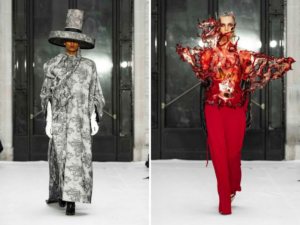 Странные, смешные и необычные наряды на Парижской неделе моды
