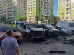 Взрыв автомобиля в Москве