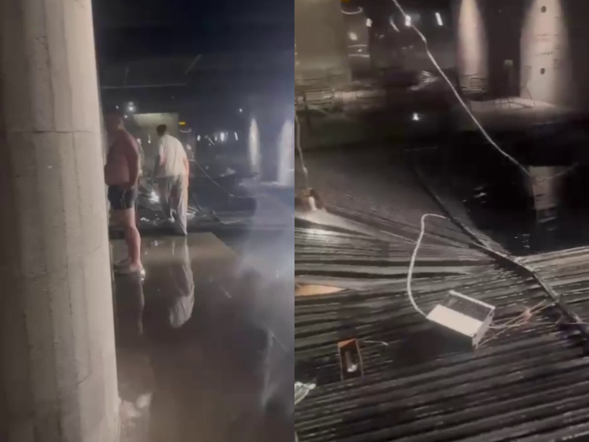 Видео с обрушением потолка в бассейне во Владивостоке попало в СМИ